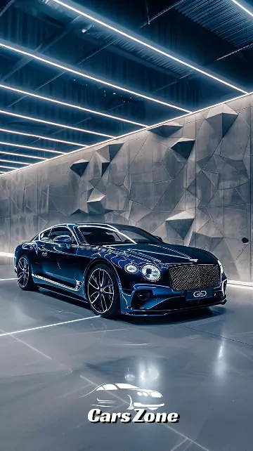 Blue Bentley GT continental